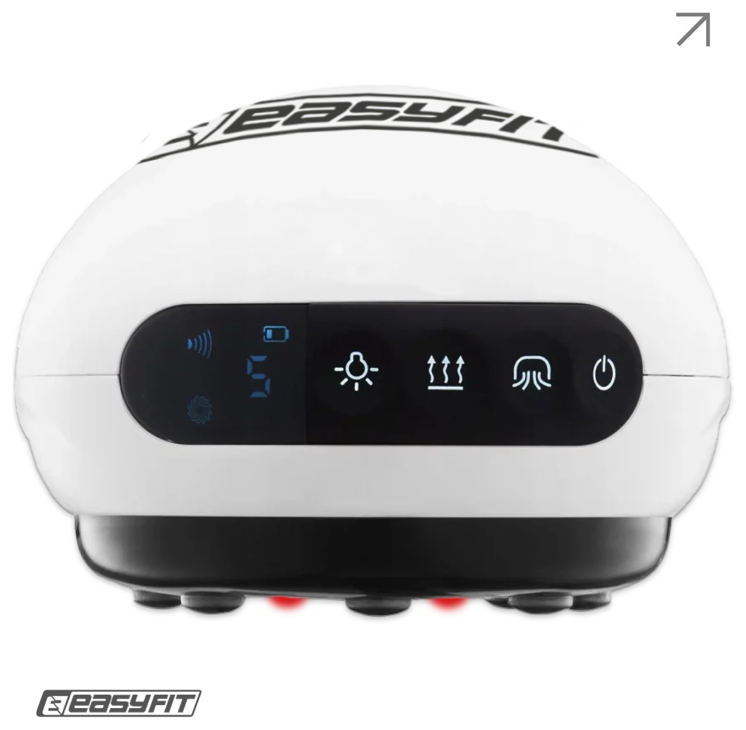 Вакуумний масажер для тіла EasyFit CupPro: банка з підігрівом та ІЧ-світлом, EFIT_EF-2102