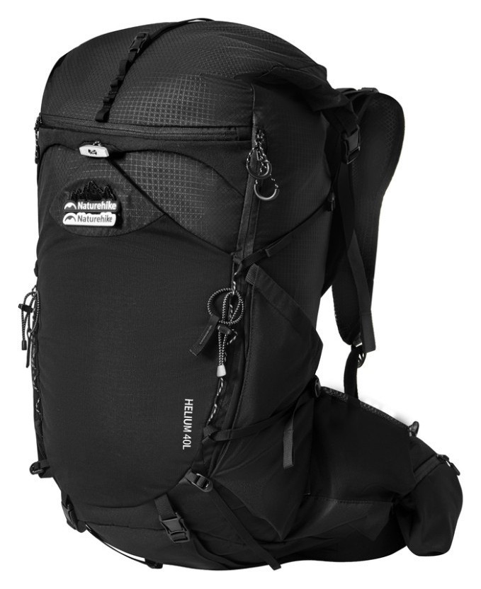 Рюкзак туристичний Naturehike Helium CNK2450XB016, 40 л, чорний, M, FNR_6976507666664