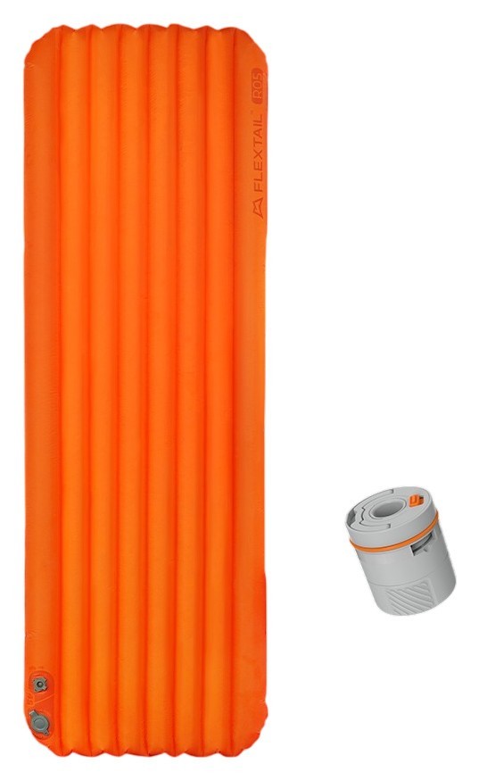 Килимок самонадувний Flextail Tiny Slleeping Pad R05 AVS, розмір L (196 х 55 х 7 см), помаранчевий, FNR_6975755966656