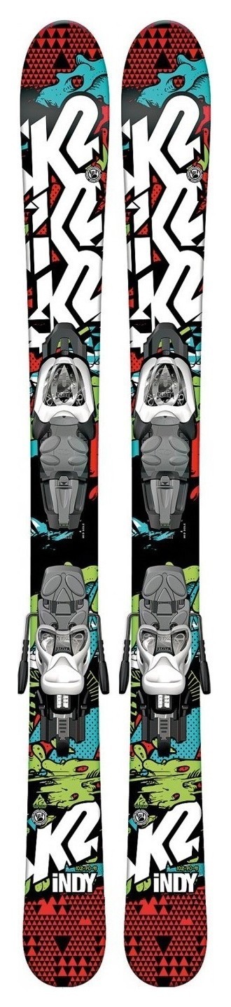 Ліжі гірські комплект для підлітків K2 INDY+MOD 4.5 FASTRAK II S 200-285 112см Multicolor/white/black (1040413.110.1+1021019.109.1) O, RCH_22296