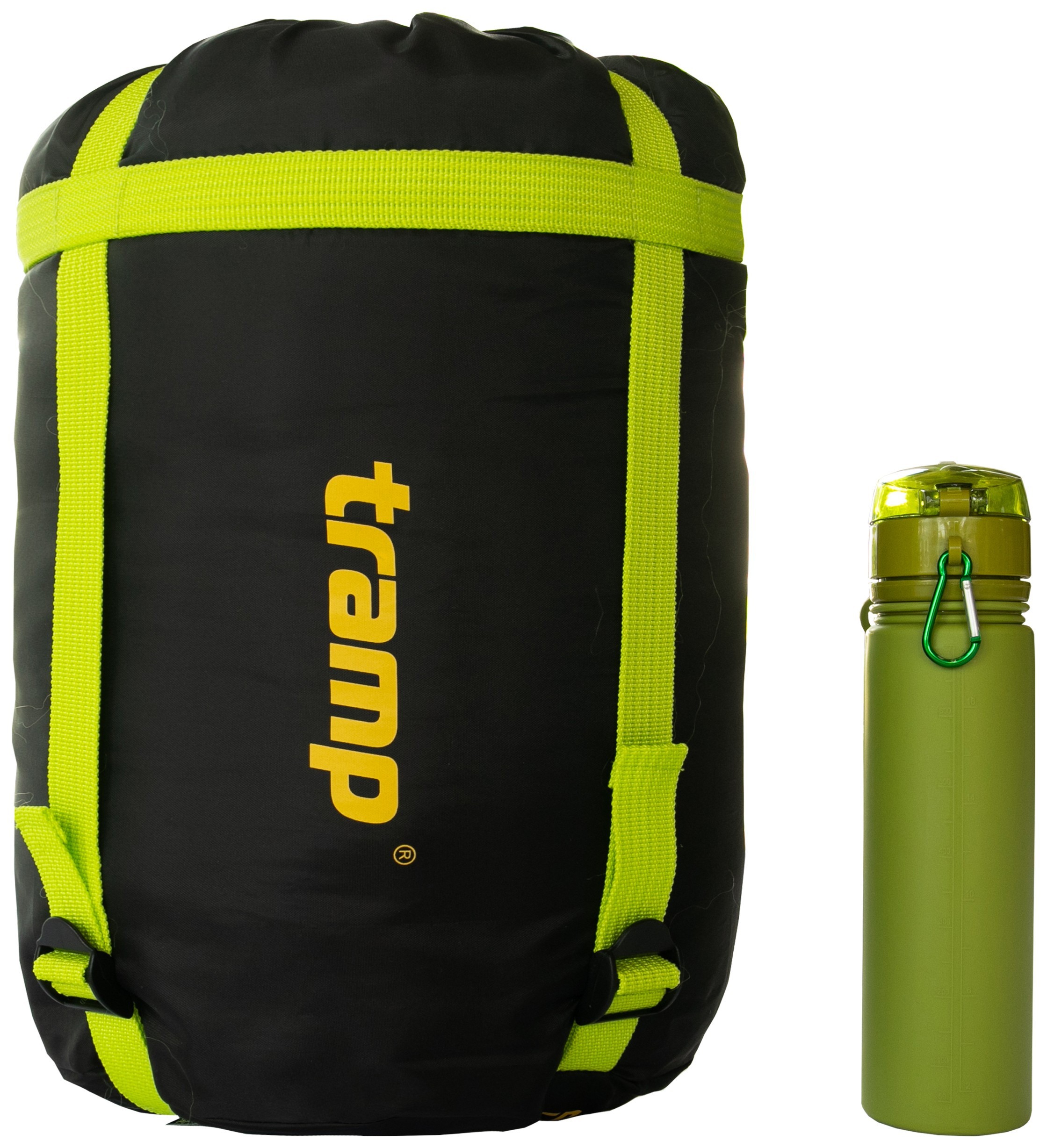 Спальный мешок Tramp Rover Long кокон правый olive/grey 230/90-55 UTRS-052L, 