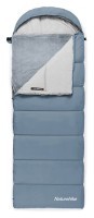 Спальный мешок с подогревом Naturehike BE400 CNK2300SD021, правый, серый