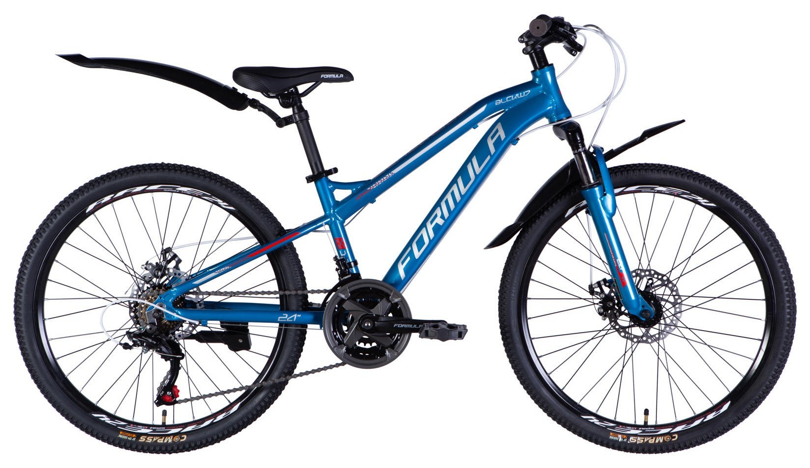 Велосипед AL 24" Formula BLACKWOOD DD FR рама-12,5" синий 2026, OPS-FR-24-442