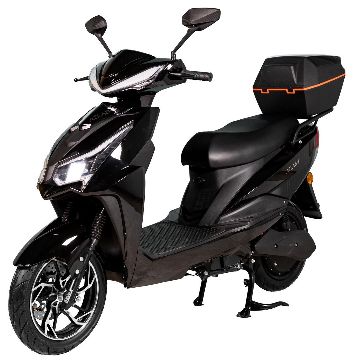 Електроскутер Atlas Spider 2 Box 2000W Plus Black, TOK_4030