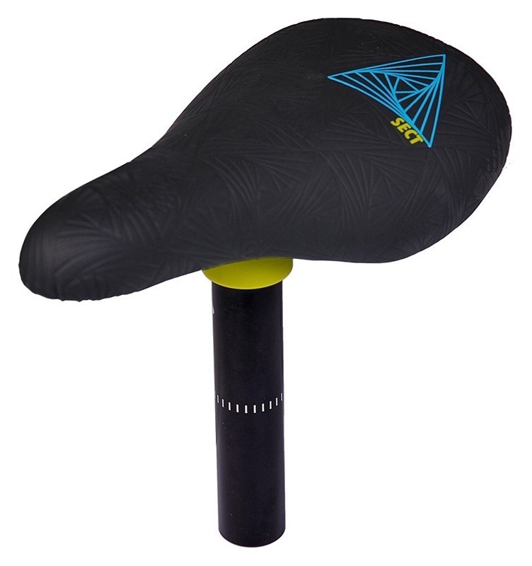 Сідло DMR SADDLE SECT Combo (27.2) Blue/Lime, OBOD_DMR-JS-SECT-K2