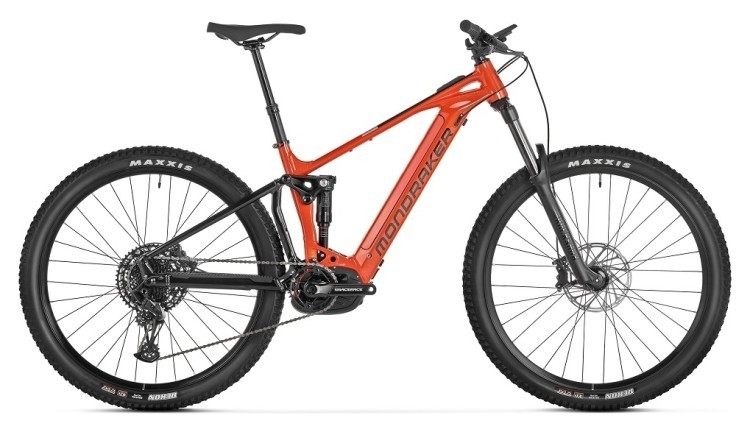 Электровелосипед MONDRAKER CHASER 29" 160mm, 625Wh Bosch Performance Line CX, Red/Black, M, 10.24334