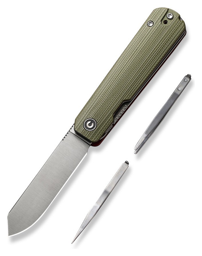 Нож складной Civivi Sendy Milled Green/Red C21004B-1, FNR_C21004B-1