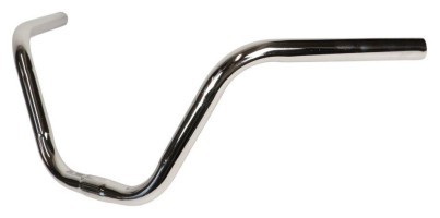 Кермо Сталь 25.4мм L 530 мм підйом - 200мм срiблястий