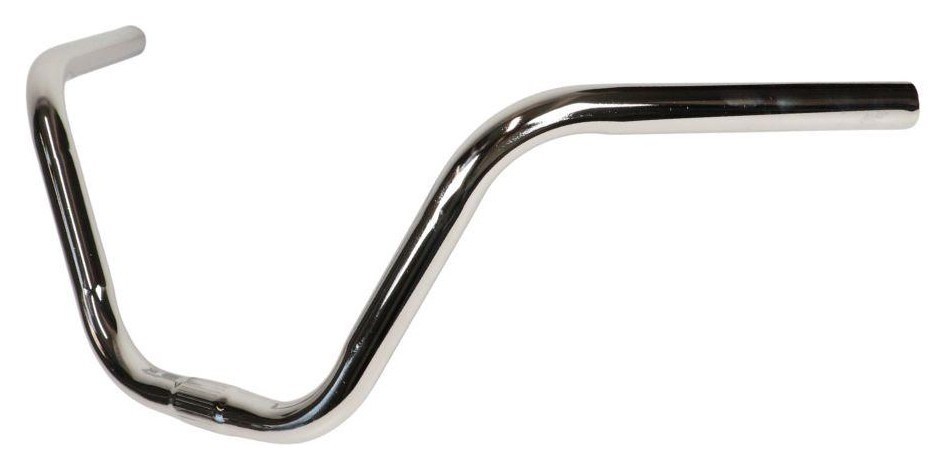 Кермо Сталь 25.4мм L 530 мм підйом - 200мм срiблястий, HBA-276