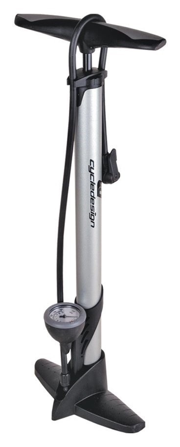 Насос для велосипеда Cycledesign FLOOR PUMP CLASSIC Silver (PP1662), RCH_17862
