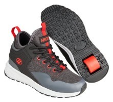 Роликовые кроссовки Heelys Piper Серо-оранжевые - 31 размер (100412) 