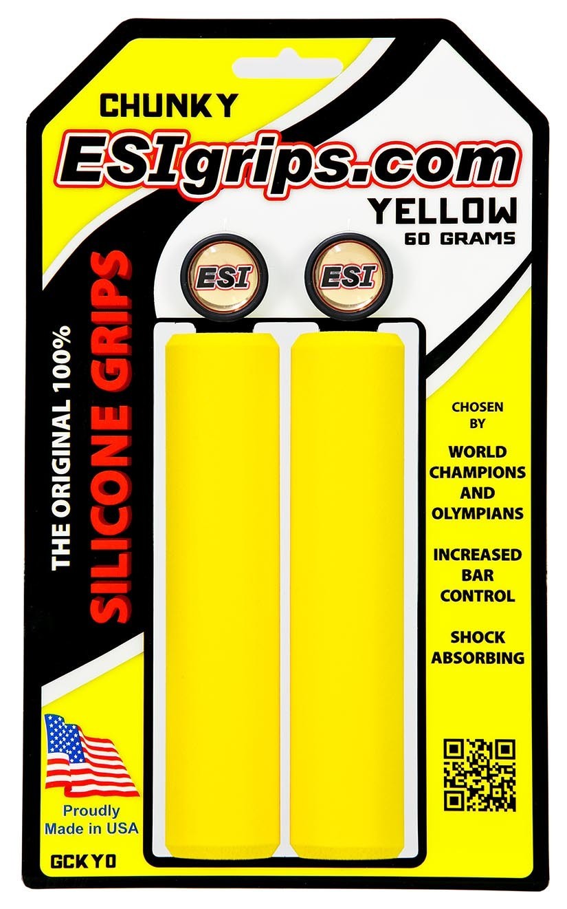 Грипсы ESI Chunky Yellow (желтые), OBOD_GCKY0