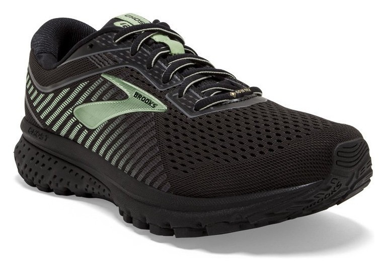 Кроссовки женские Brooks GHOST 12 GTX W 40 (8.5US) Black/ebony/aqua (1202991B010), RCH_15264