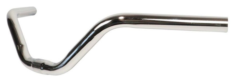 Кермо Сталь 25.4мм L 530 мм підйом - 120мм срiблястий, HBA-277