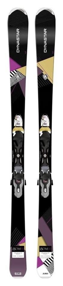 Ліжі гірські (комплект) Dynastar ACTIVE 10 XPRESS+W11 148см Black/purple/beige (DAECF01+FCED045) O, RCH_20671