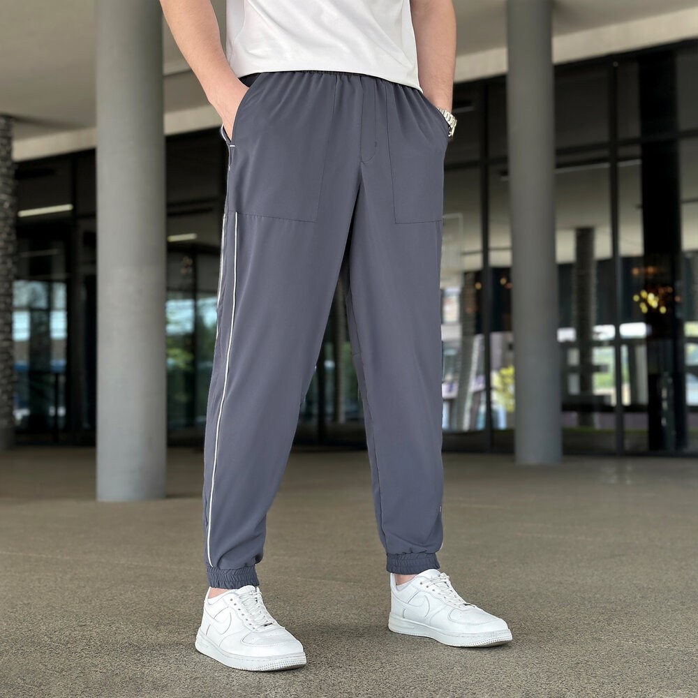 Чоловічі легкі джогери із софту антрацит Pobedov Weekend, POB_00000009313