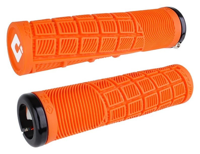 Грипсы ODI Reflex v2.1 Lock-On MTB Closed End 135mm Orange, OBOD_D33RXO-B