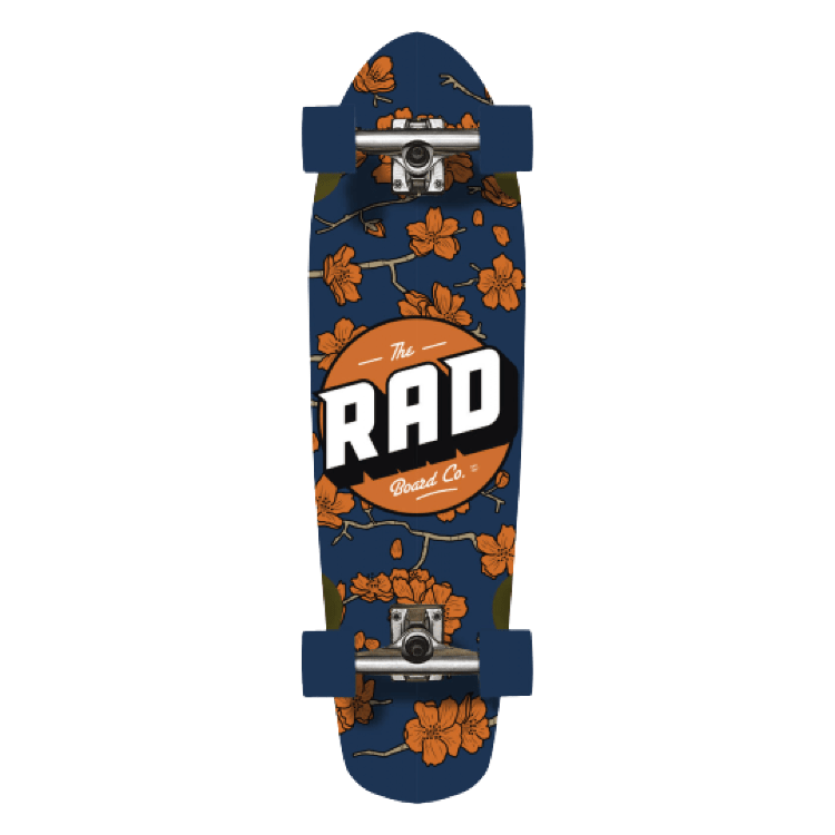 RAD круїзер Cherry Blossom Cruiser Skateboard 32" - Navy, FRD.037519