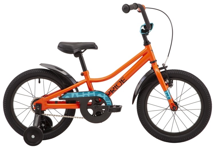 Велосипед 16" Pride FLASH 16 2023 оранжевый, SKD-67-97
