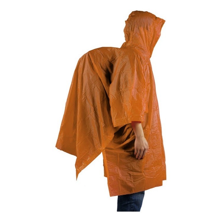 Пончо AceCamp Vinyl Rain Poncho orange, 3908-OR