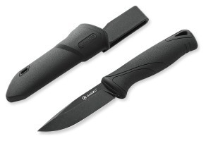 Нож Ganzo G807BW-BK черный с чехлом