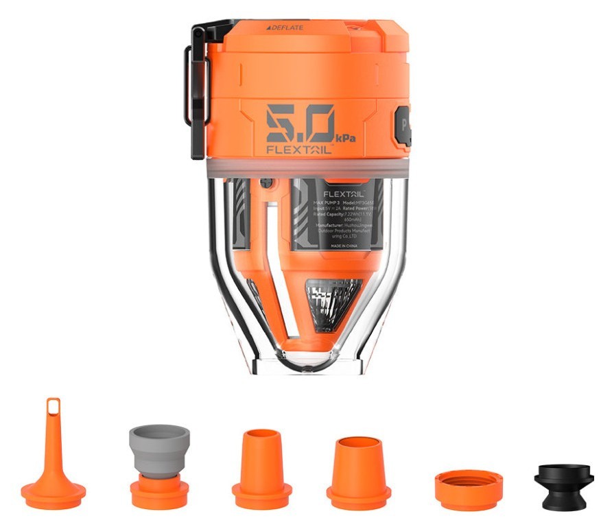 Насос-ліхтар кемпінговий Flextail Max Pump 3, помаранчевий, FNR_MP3G650-OG-i