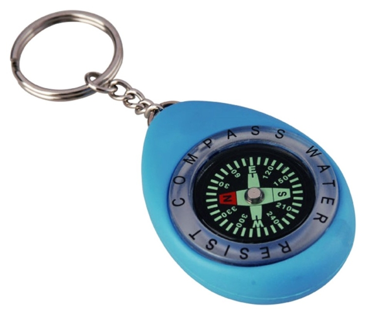 Munkees 3153 брелок-компас Keychain Compass blue, 3153-BL