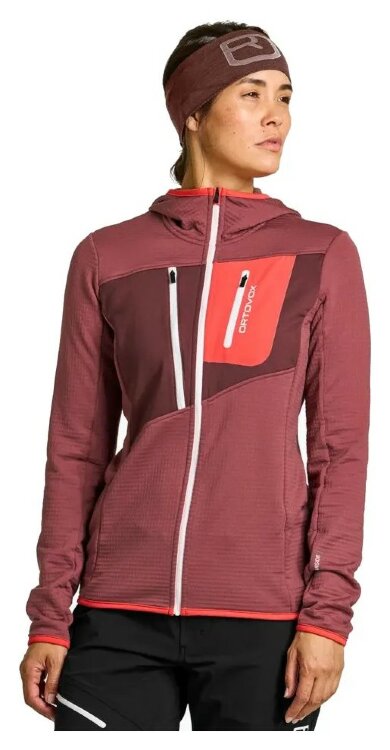 Флисовая кофта Ortovox Fleece Grid Hoody Wmn, GRG_025.001.1151