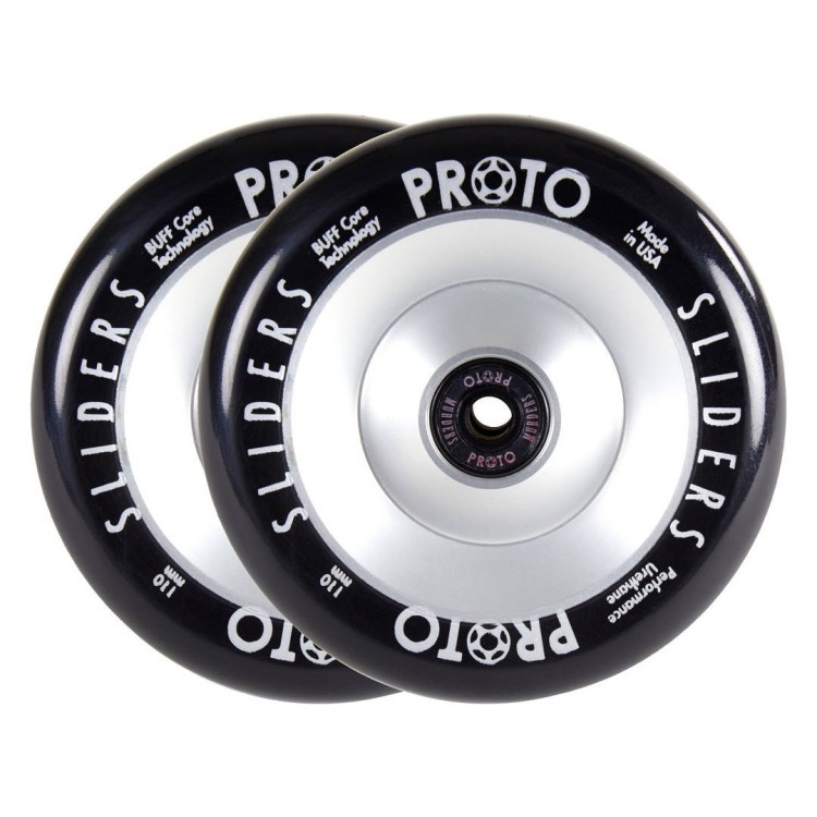 Колеса для трюкового самокату Proto Full Core Slider Pro Scooter Wheels 2-Pack 110mm - Silver, FRD.046867