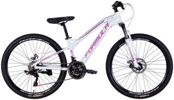 Велосипед AL 26" Formula BLACKWOOD DD FR рама-13" біло-рожевий 2025