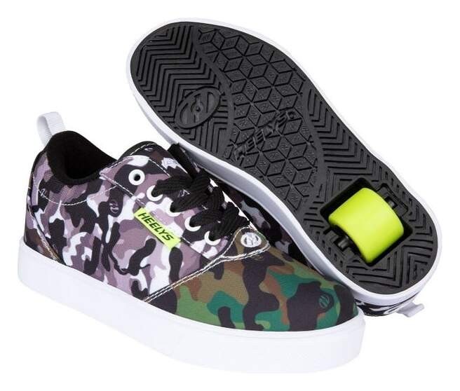 Роликовые кроссовки Heelys Pro 20 Prints Black White Green Grey Camo HE100981, 5718711
