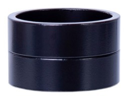 Проставочне кільце 1-1/8" 10mm AL Kenli чорн. 2 шт
