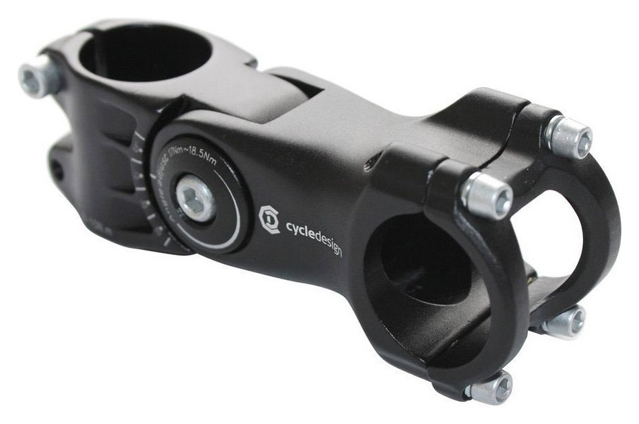 Винос керма для велосипеда Cycledesign ADJAST 20°-60° 90мм Black (HS0008), RCH_19755