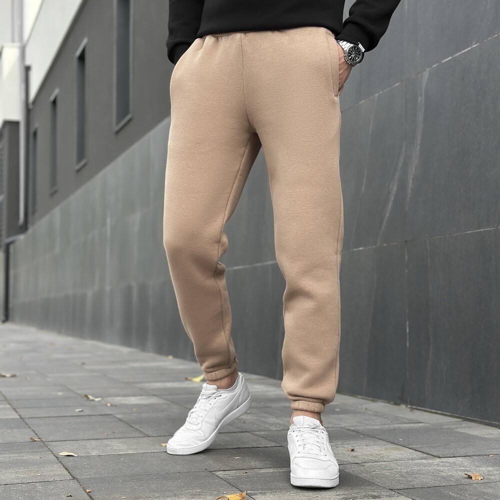 Чоловічі штани джогери з кишенями кемел Pobedov 007 ЗИМА, POB_00000005027