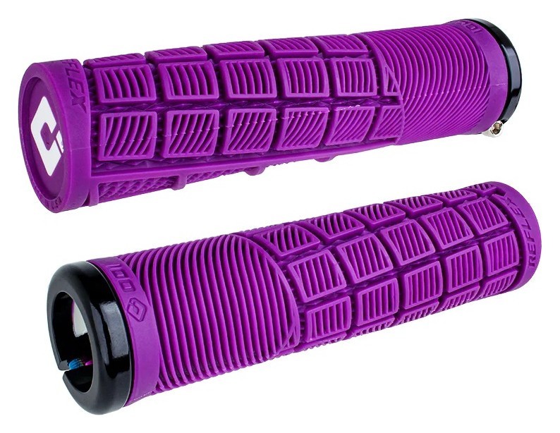 Грипси ODI Reflex v2.1 Lock-On MTB Closed End 135mm Purple, OBOD_D33RXPR-B