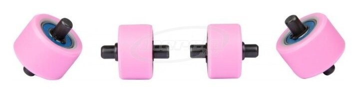 Колеса Heelys X2 Deluxe Wheel Set X2 Pro20, Dual Up, Cosmical Pink, HLY-WHL-0059