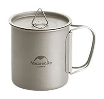 Кружка титанова з ручкою 600 мл Naturehike NH20CJ005, FNR_6927595769966