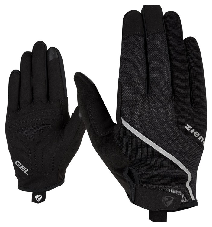 Велоперчатки Ziener Clyo Touch Long black, 988229-12-10
