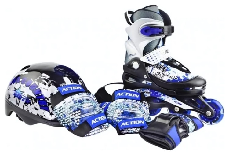 Роликовые коньки Action ZERO (компл)/Blue/26-29, PW117CE308905/26-29