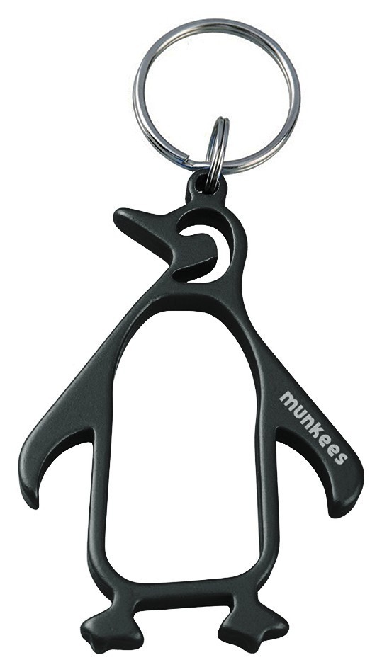 Munkees 3430 брелок-відкривальник Penguin black, 3430-BK