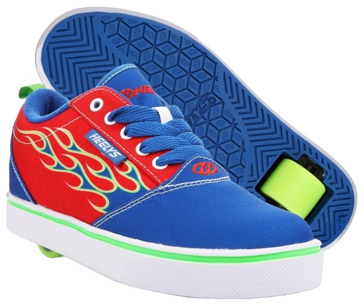 Роликові кросівки Heelys Pro 20 Red Blue Neon Green HE100999, 7127752