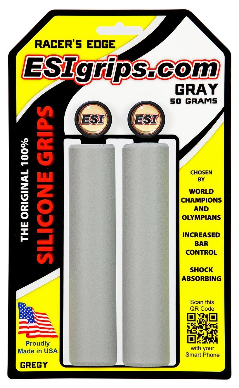 Гріпси ESI Racer's Edge Gray (сірі), OBOD_GREGY