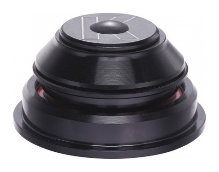 Рулевая колонка б/резьб. п/интегр. 1-1/8”-1.5”" KENLI KL-B332 на пром. подшипн. черный (м) с переходником на вилку (tapered) (черный (м)), HSE-155