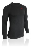 Термобелье для взрослых: мужская кофта Fuse MEGALIGHT 240 HEAT LONGSHIRT MAN XL Black