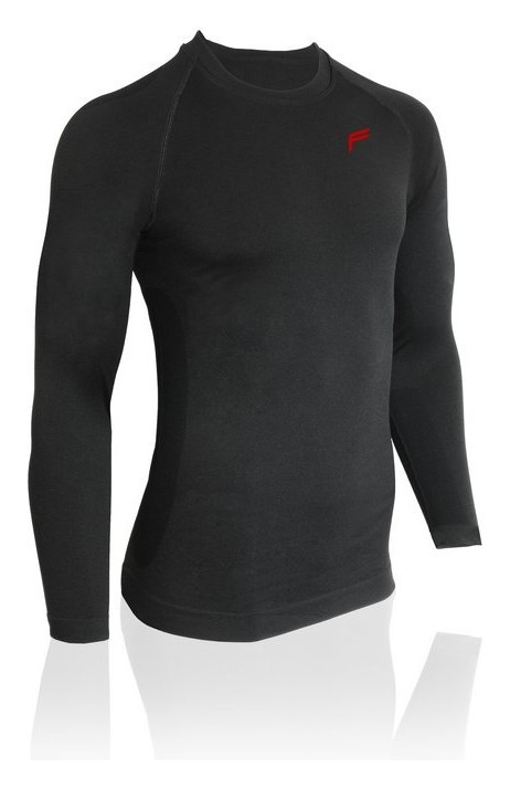Термобелье для взрослых: мужская кофта Fuse MEGALIGHT 240 HEAT LONGSHIRT MAN XL Black, RCH_12256