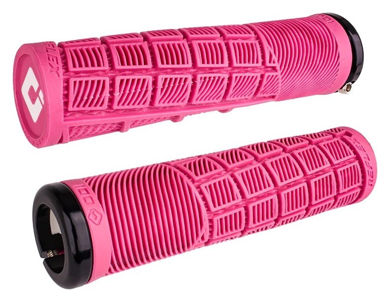 Грипсы ODI Reflex v2.1 Lock-On MTB Closed End 135mm Pink, OBOD_D33RXP-B