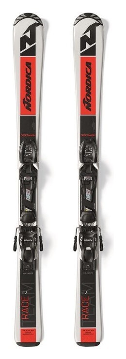 Ліжі гірські комплект для підлітків Nordica TEAM J FDT+JR 7.0 130см Black/red/white (0A0345+0C9022ME001), RCH_16226