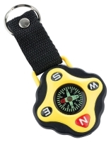 Munkees 3155 брелок-компас Key Fod Compass black-yellow