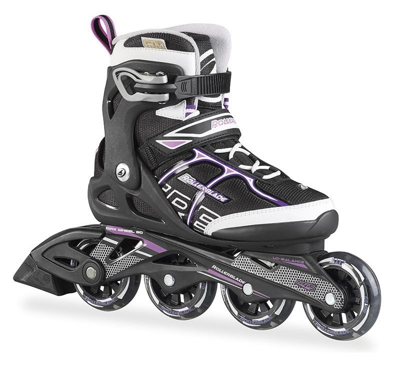 Роликові коньки для дорослих Rollerblade SIRIO COMP W 36.5 (6US) 230мм Black/purple (07361100 N41), RCH_11032