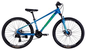 Велосипед AL 26" Formula THOR DD CS рама-13" синьо-зелений 2025
